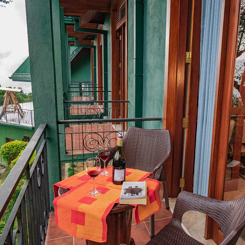 Beautiful balcony view