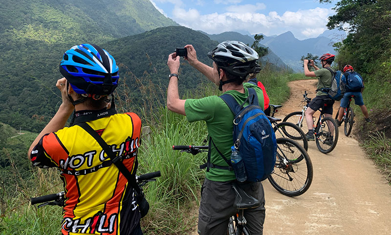 Bicycle ride with nature experience