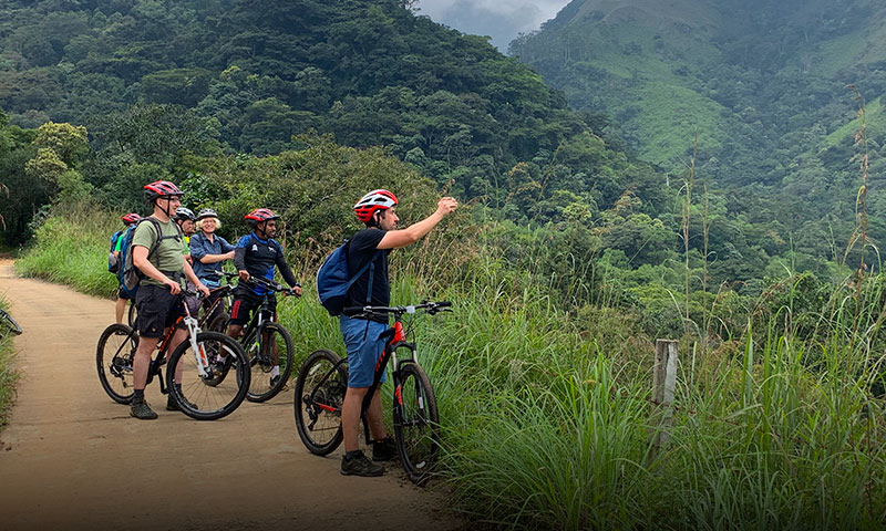 Bicycle ride with friends
